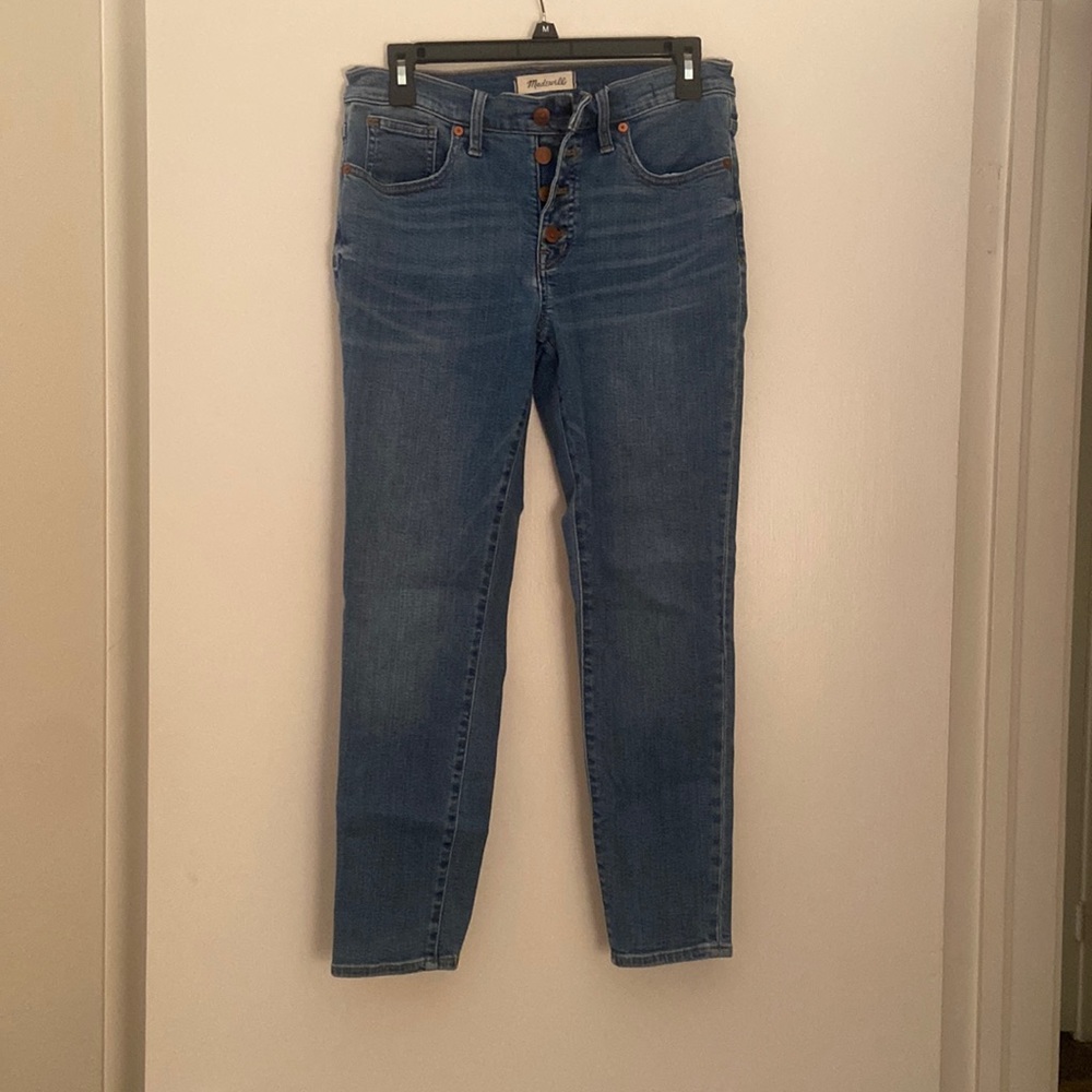 Madewell 9” mid rise skinny crop